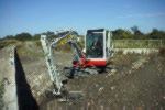 Excavating the winding hole