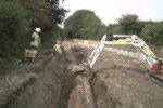 phill cardy pulling over the old wall