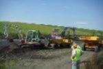 Dave and phill working on the winding hole.