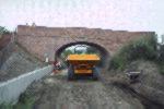 stella driving a dumper