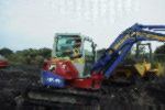 Stella in the excavator